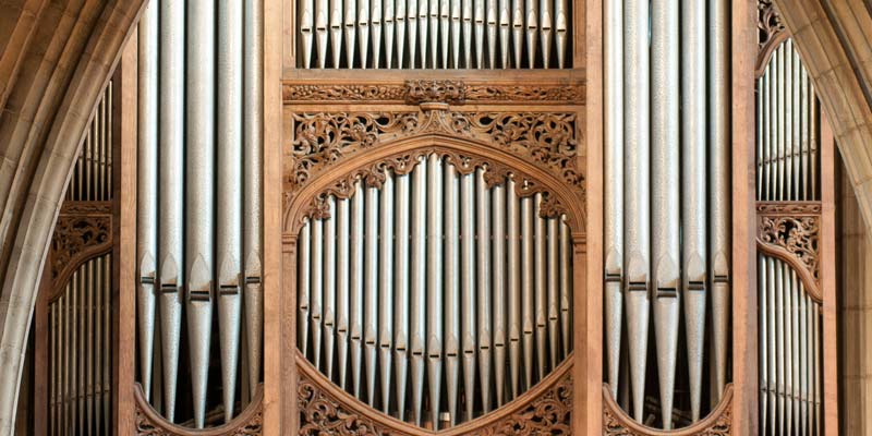 All Saints Hove organ pipes